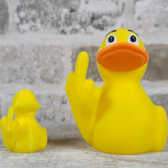 Duck You Middle Finger Duck | Gag Gift | Fun Desk Toy | Unique Gift | 3D Printed - Picture 9 of 12